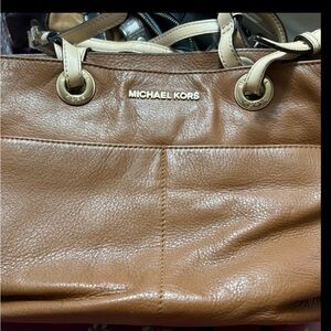 Michael Kors Brown Leather Tote